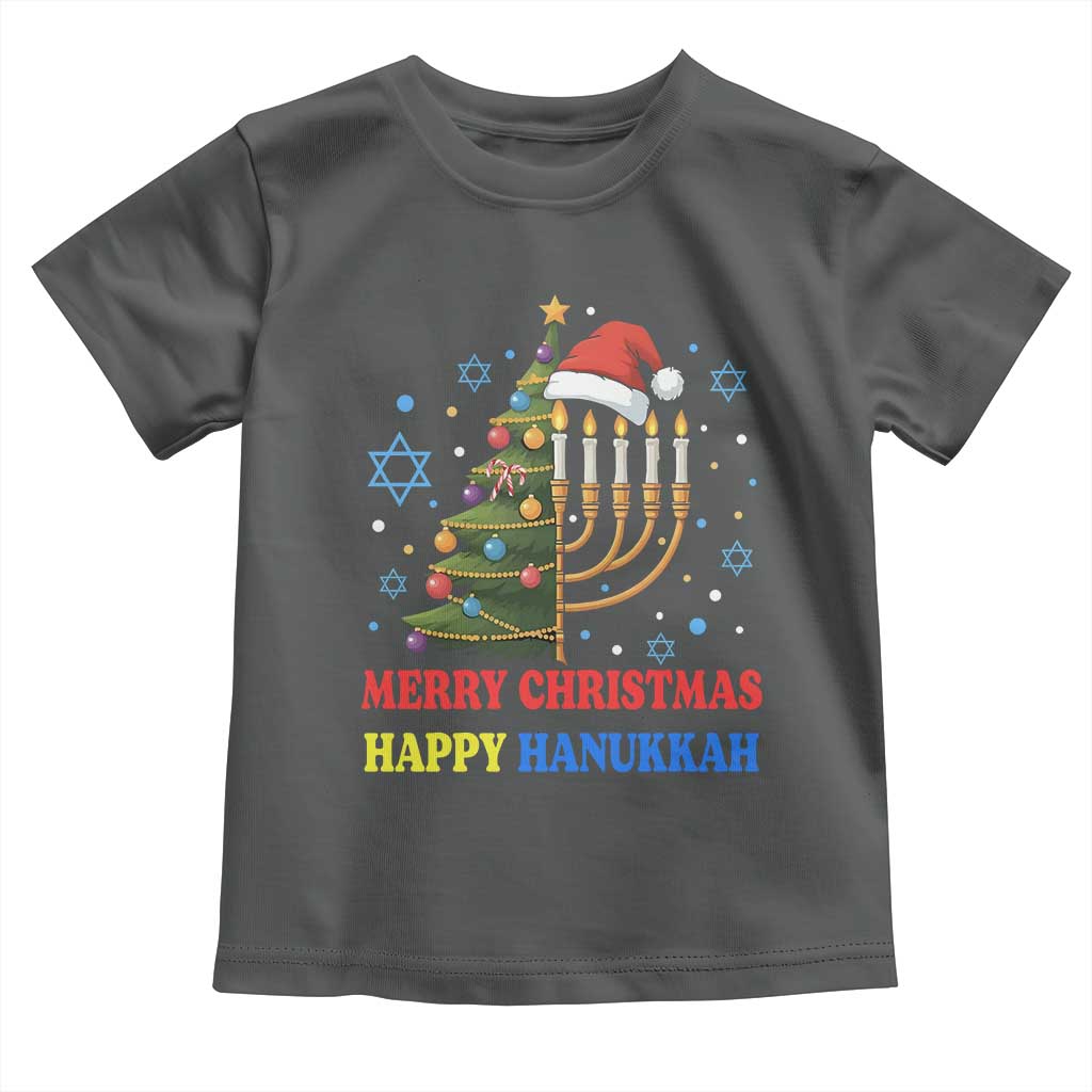 Merry Chrismukkah Happy Christmas Hanukkah Toddler T Shirt - African Pride