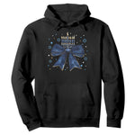 Happy Hanukkah Hoodie Coquette Hanukkah Bow Jewish Menorah - African Pride