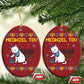 Happy Hanukkah Christmas Ornament Menorah Meowzel Tov Ugly Hanukkah - African Pride