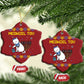 Happy Hanukkah Christmas Ornament Menorah Meowzel Tov Ugly Hanukkah - African Pride