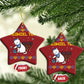 Happy Hanukkah Christmas Ornament Menorah Meowzel Tov Ugly Hanukkah - African Pride