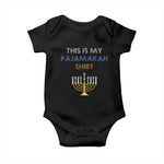 Funny Hanukkah Pajama Baby Onesie This is My Pajamakah Gift - African Pride