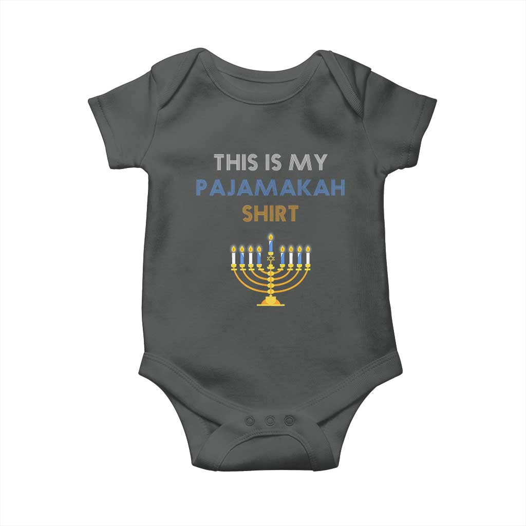 Funny Hanukkah Pajama Baby Onesie This is My Pajamakah Gift - African Pride