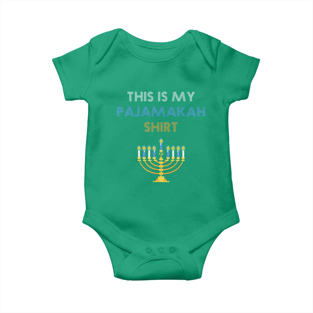 Funny Hanukkah Pajama Baby Onesie This is My Pajamakah Gift - African Pride