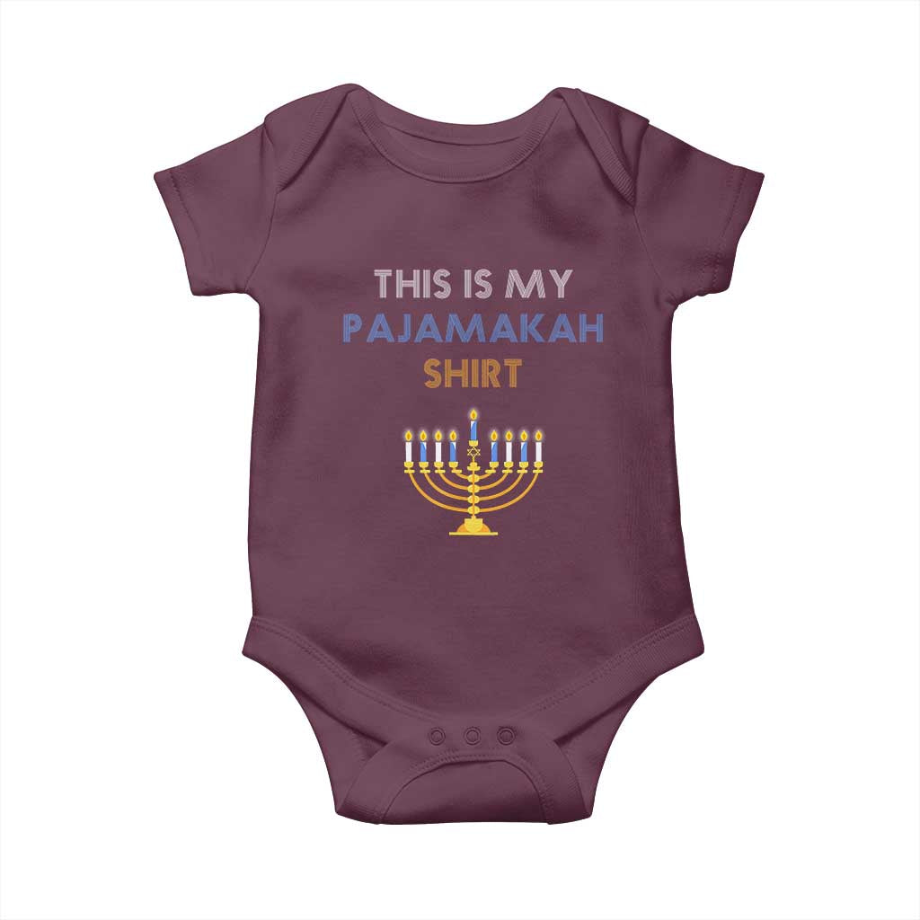 Funny Hanukkah Pajama Baby Onesie This is My Pajamakah Gift - African Pride