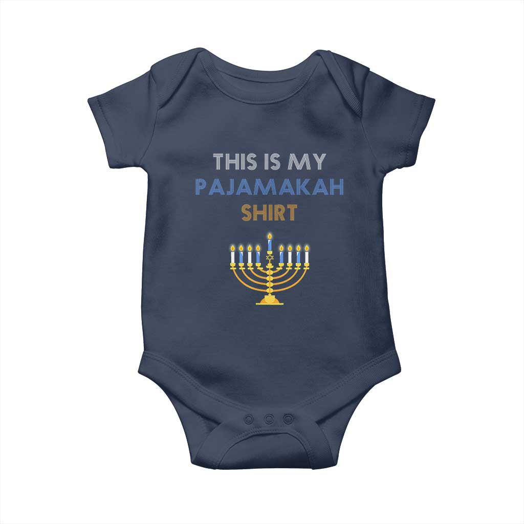 Funny Hanukkah Pajama Baby Onesie This is My Pajamakah Gift - African Pride