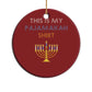 Funny Hanukkah Pajama Christmas Ornament This is My Pajamakah Gift - African Pride