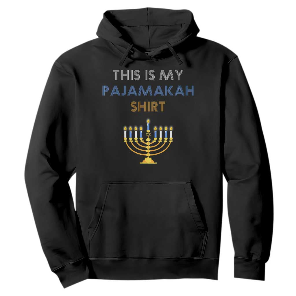 Funny Hanukkah Pajama Hoodie This is My Pajamakah Gift - African Pride