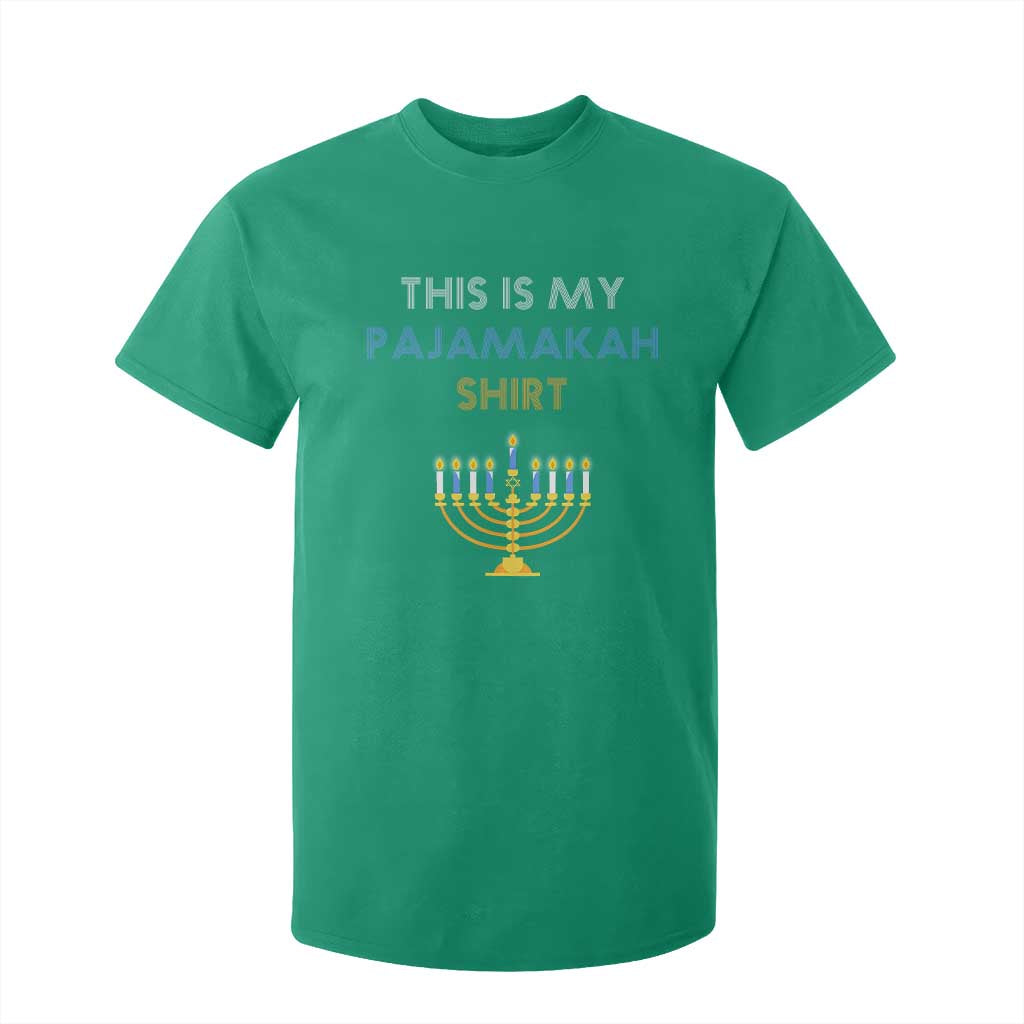Funny Hanukkah Pajama T Shirt For Kid This is My Pajamakah Gift - African Pride