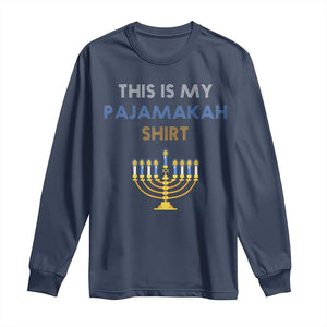 Funny Hanukkah Pajama Long Sleeve Shirt This is My Pajamakah Gift - African Pride