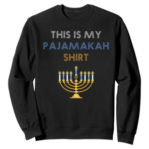 Funny Hanukkah Pajama Sweatshirt This is My Pajamakah Gift - African Pride