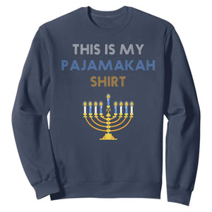 Funny Hanukkah Pajama Sweatshirt This is My Pajamakah Gift - African Pride