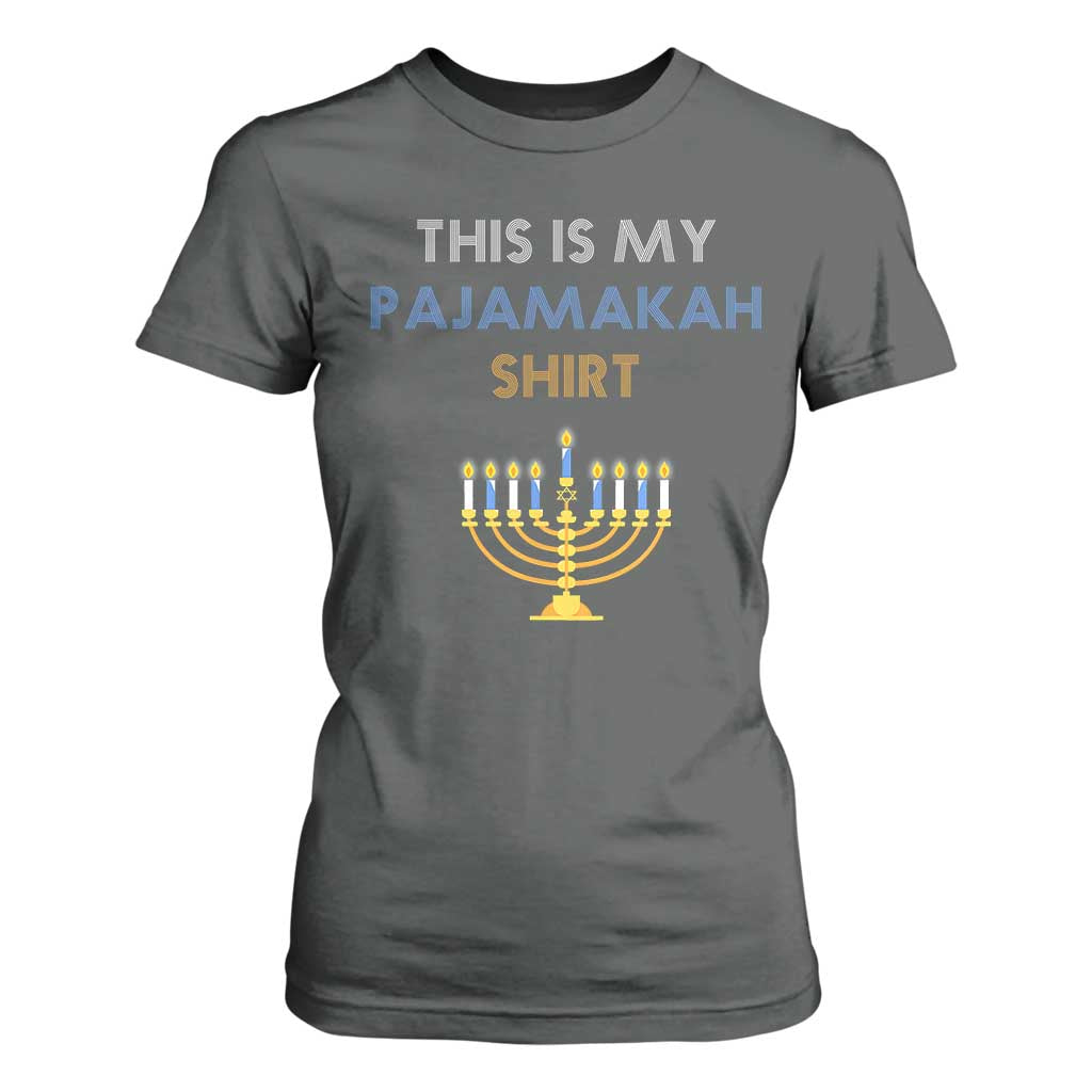 Funny Hanukkah Pajama T Shirt For Women This is My Pajamakah Gift - African Pride