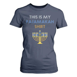 Funny Hanukkah Pajama T Shirt For Women This is My Pajamakah Gift - African Pride