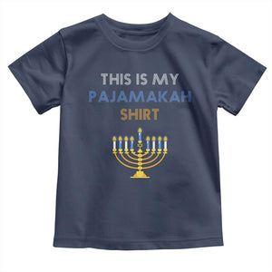 Funny Hanukkah Pajama Toddler T Shirt This is My Pajamakah Gift - African Pride
