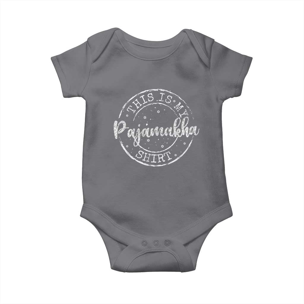 Funny Hanukkah Baby Onesie This is My Pajamakah Pajama Gift - African Pride