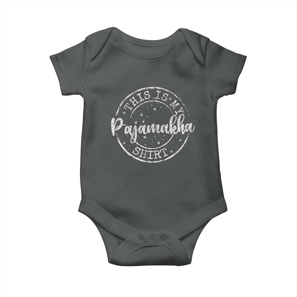 Funny Hanukkah Baby Onesie This is My Pajamakah Pajama Gift - African Pride