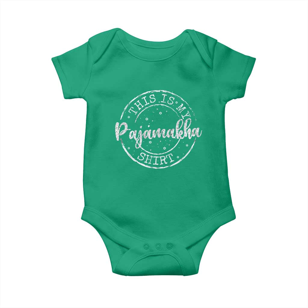 Funny Hanukkah Baby Onesie This is My Pajamakah Pajama Gift - African Pride