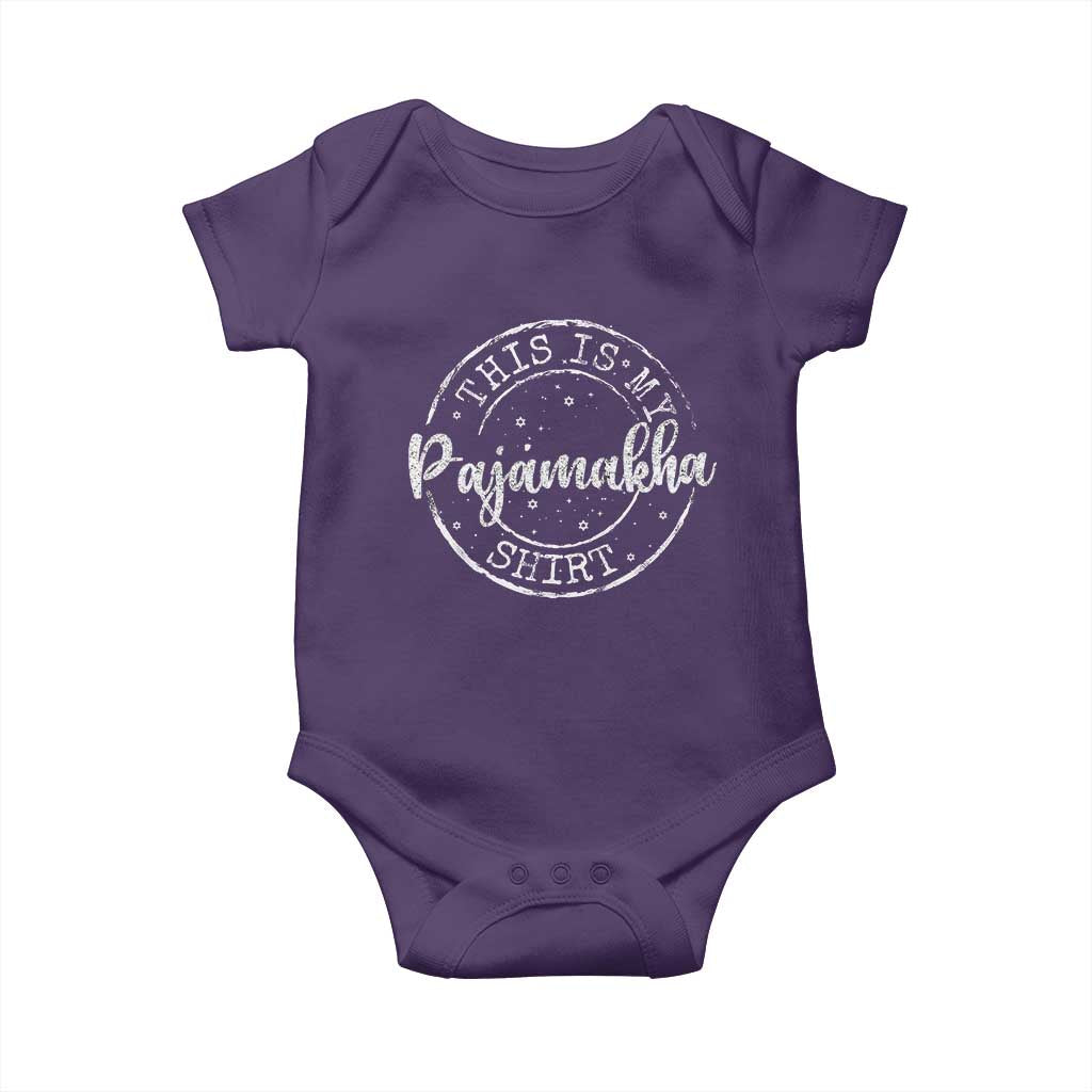 Funny Hanukkah Baby Onesie This is My Pajamakah Pajama Gift - African Pride
