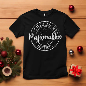 Funny Hanukkah T Shirt This is My Pajamakah Pajama Gift - African Pride