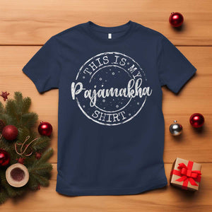 Funny Hanukkah T Shirt This is My Pajamakah Pajama Gift - African Pride