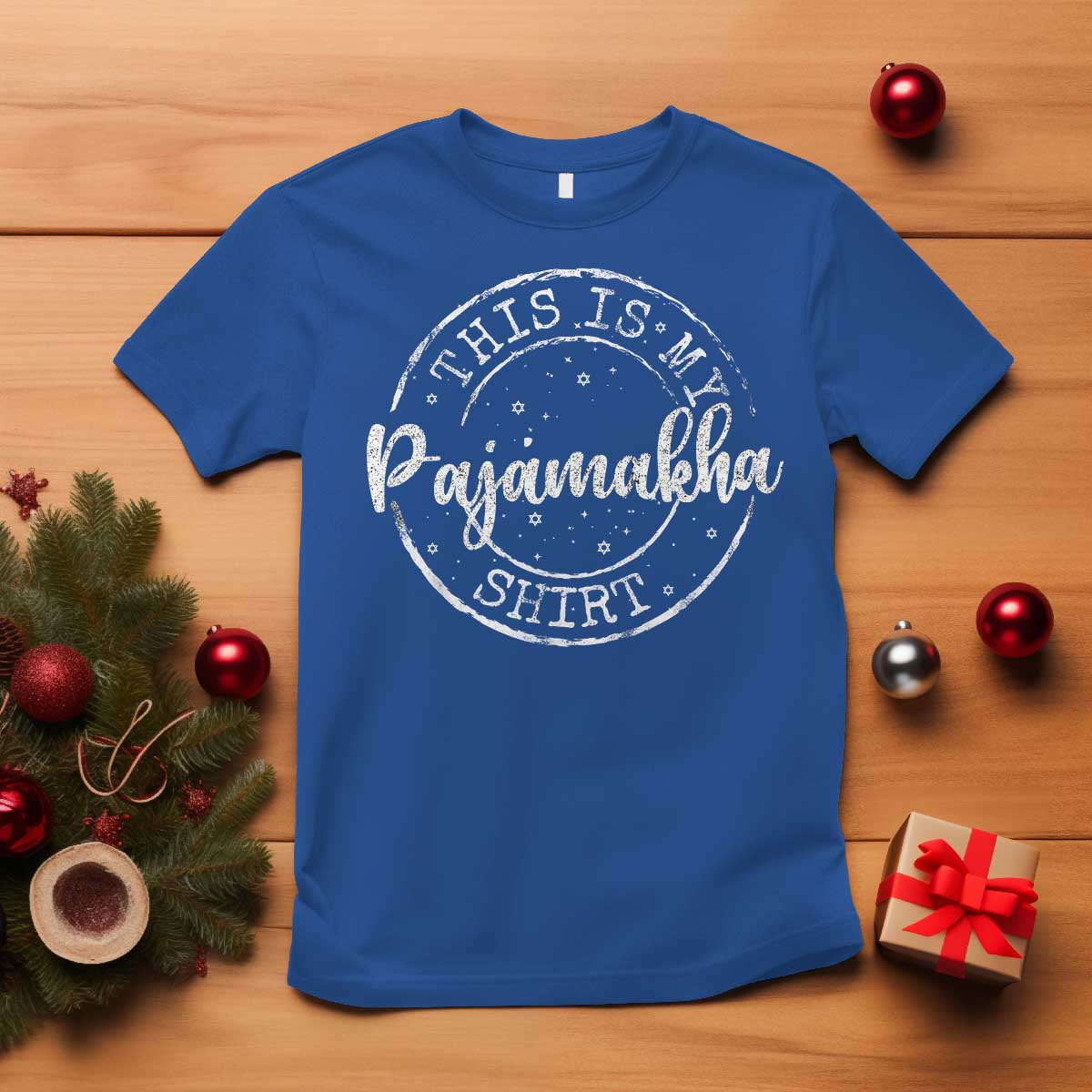 Funny Hanukkah T Shirt This is My Pajamakah Pajama Gift - African Pride
