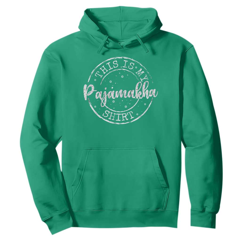 Funny Hanukkah Hoodie This is My Pajamakah Pajama Gift - African Pride