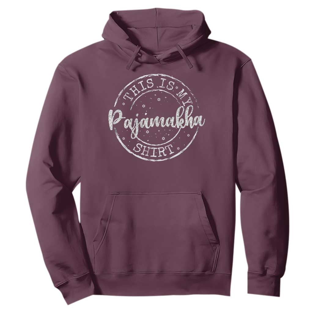Funny Hanukkah Hoodie This is My Pajamakah Pajama Gift - African Pride