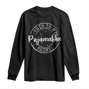 Funny Hanukkah Long Sleeve Shirt This is My Pajamakah Pajama Gift - African Pride