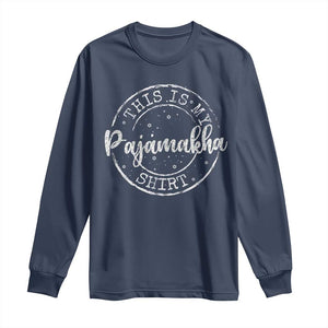 Funny Hanukkah Long Sleeve Shirt This is My Pajamakah Pajama Gift - African Pride