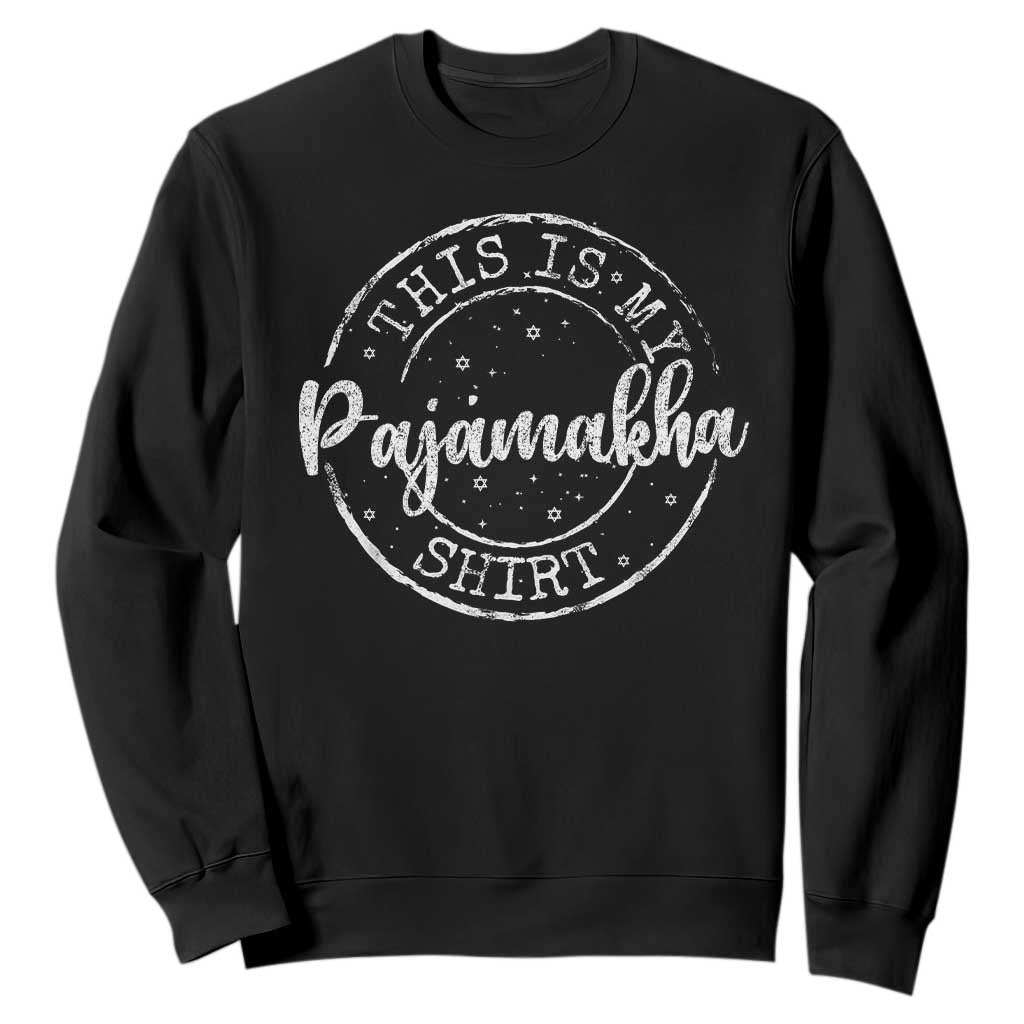 Funny Hanukkah Sweatshirt This is My Pajamakah Pajama Gift - African Pride
