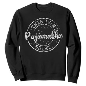 Funny Hanukkah Sweatshirt This is My Pajamakah Pajama Gift - African Pride