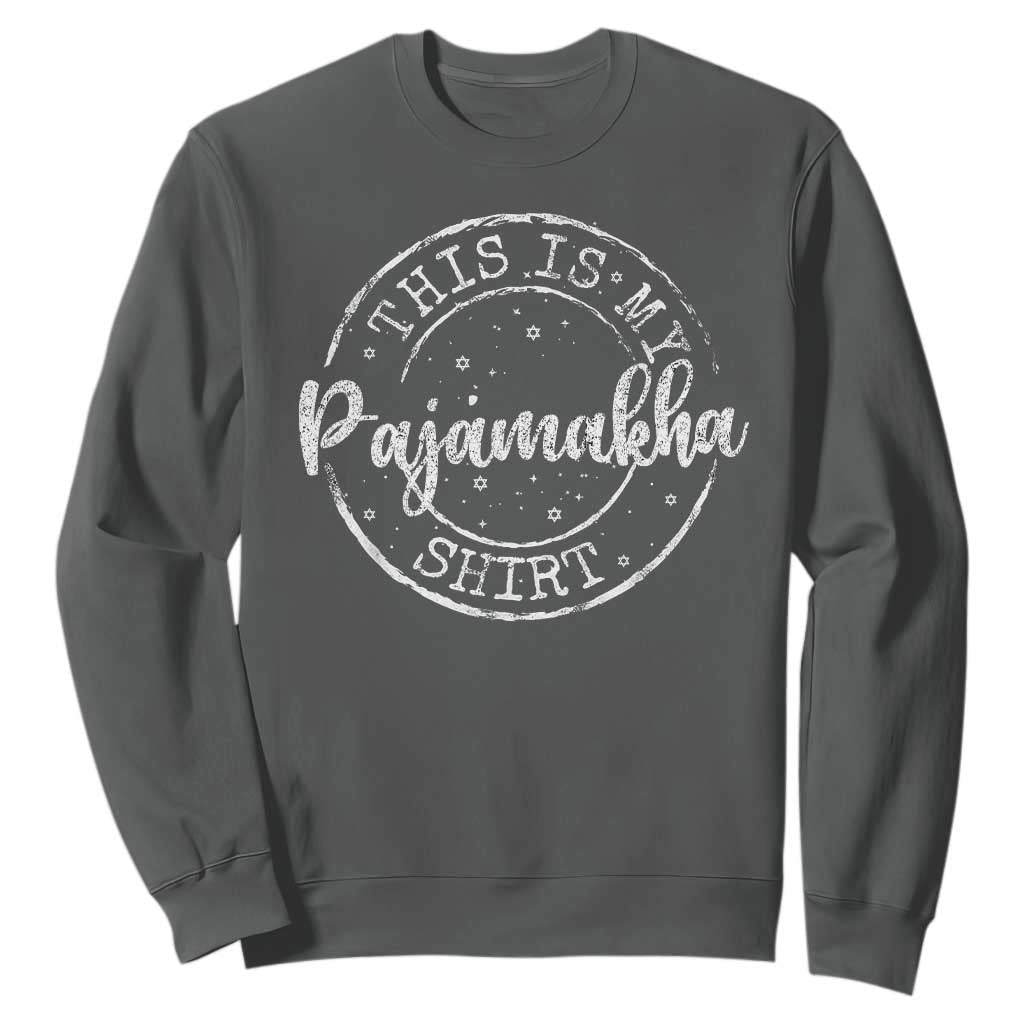 Funny Hanukkah Sweatshirt This is My Pajamakah Pajama Gift - African Pride