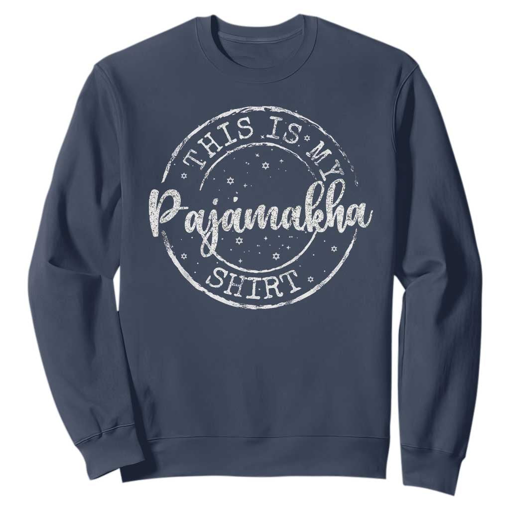 Funny Hanukkah Sweatshirt This is My Pajamakah Pajama Gift - African Pride