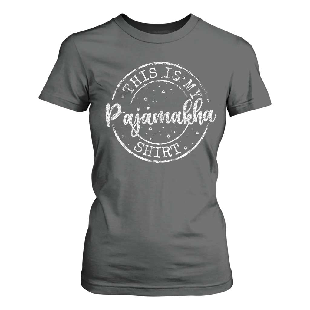Funny Hanukkah T Shirt For Women This is My Pajamakah Pajama Gift - African Pride