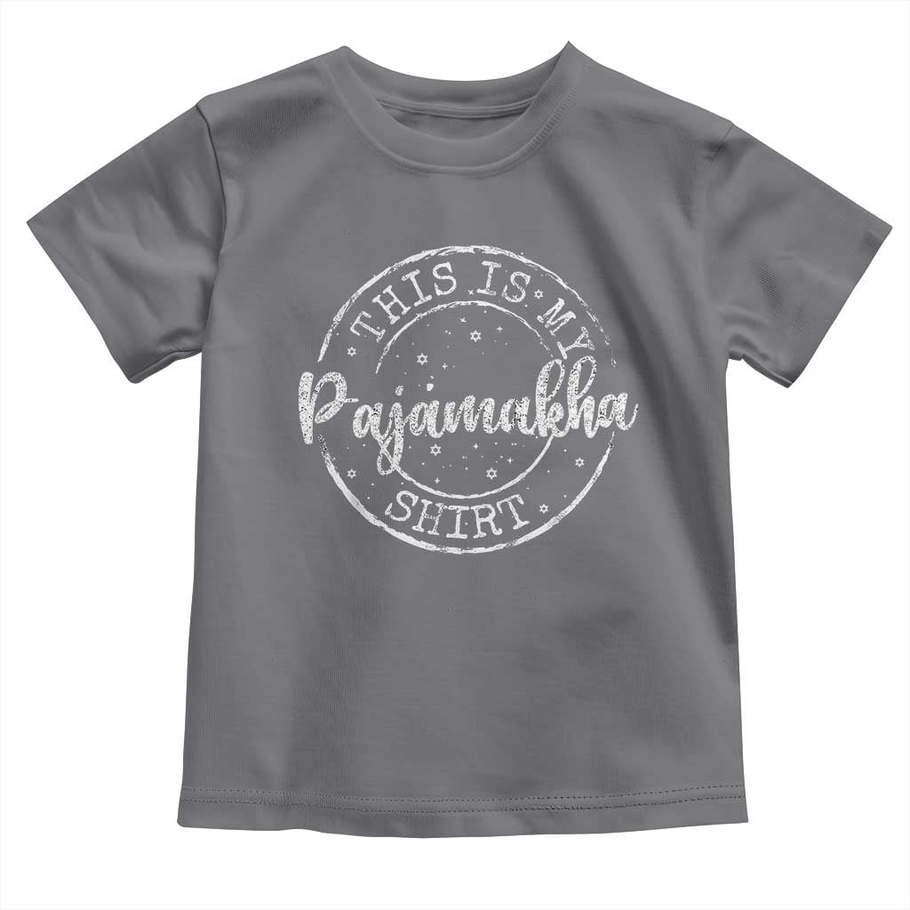 Funny Hanukkah Toddler T Shirt This is My Pajamakah Pajama Gift - African Pride