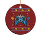 Happy Hanukkah Christmas Ornament Jewish Video Game Gamer Ugly Hanukkah Chanukah - African Pride