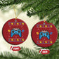 Happy Hanukkah Christmas Ornament Jewish Video Game Gamer Ugly Hanukkah Chanukah - African Pride
