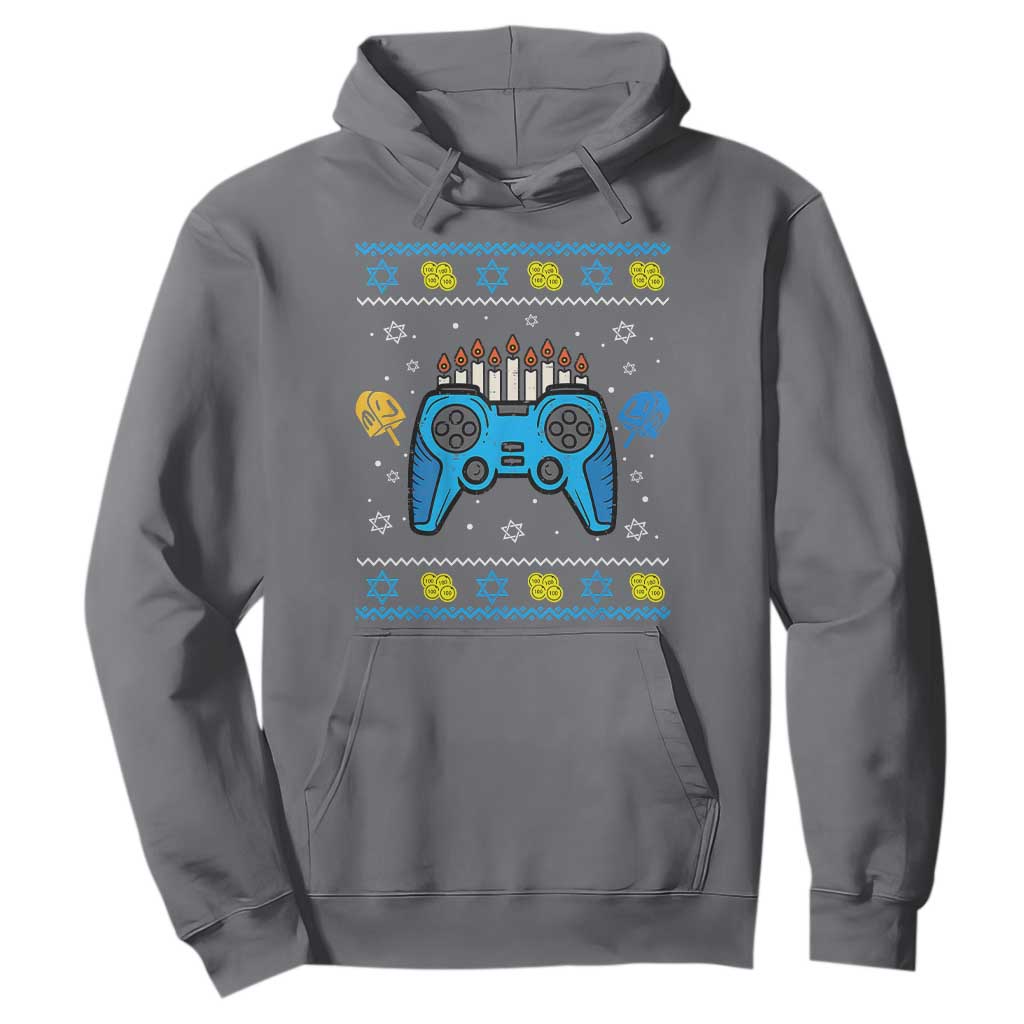 Happy Hanukkah Hoodie Jewish Video Game Gamer Ugly Hanukkah Chanukah - African Pride