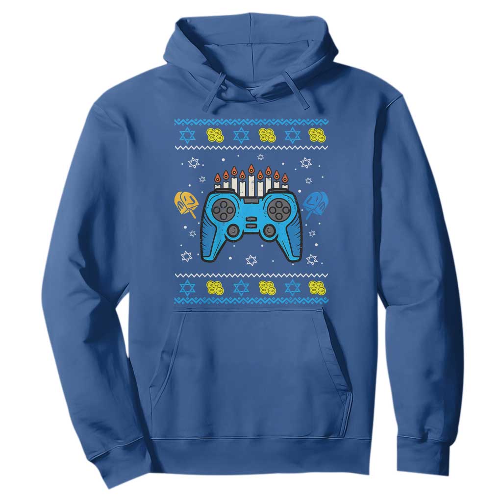 Happy Hanukkah Hoodie Jewish Video Game Gamer Ugly Hanukkah Chanukah - African Pride