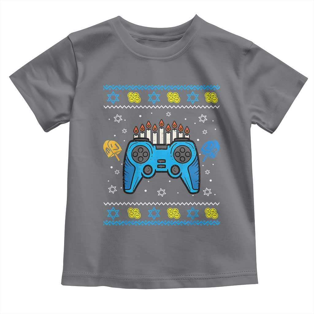 Happy Hanukkah Toddler T Shirt Jewish Video Game Gamer Ugly Hanukkah Chanukah - African Pride