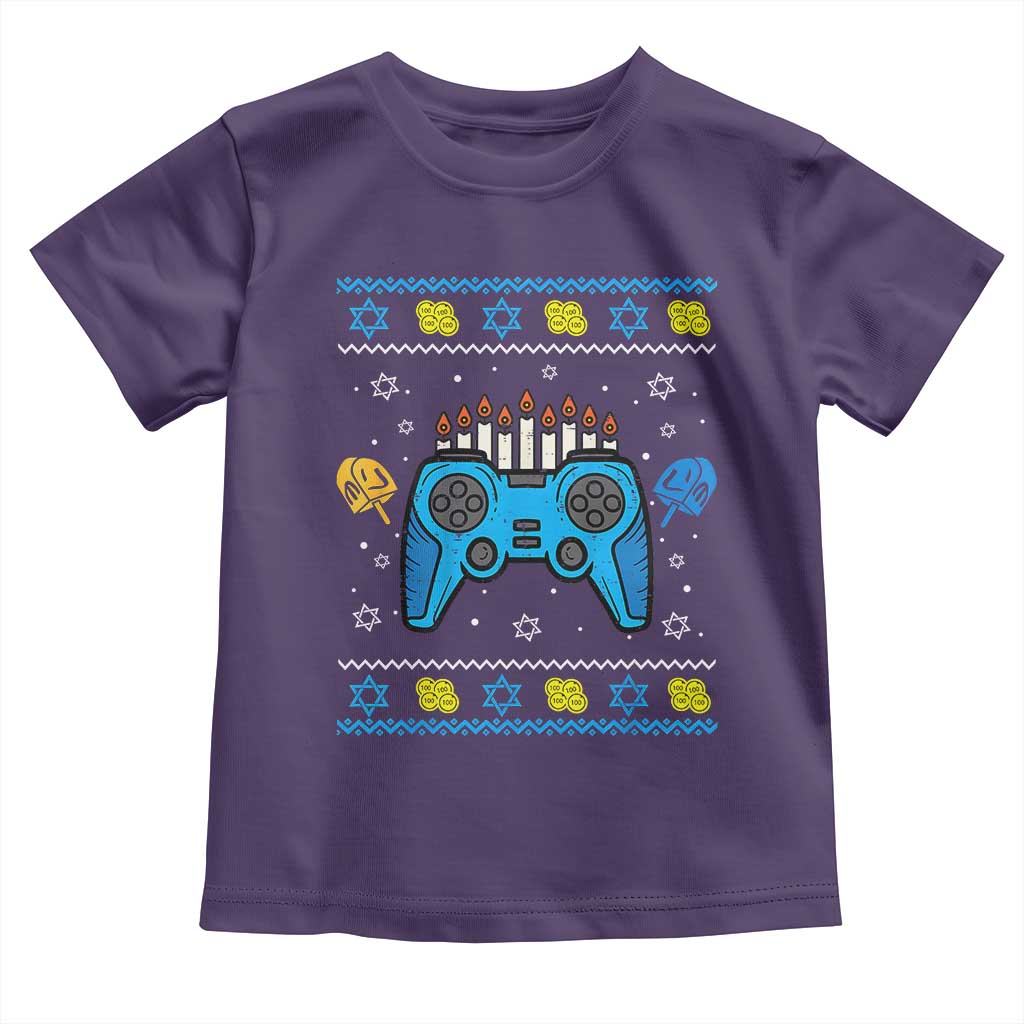 Happy Hanukkah Toddler T Shirt Jewish Video Game Gamer Ugly Hanukkah Chanukah - African Pride