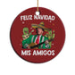 Mexico Christmas Trump Christmas Ornament Feliz Navidad Mis Amigos Xmas Funny Trump Santa Ugly Christmas - African Pride