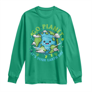 Earth Day Long Sleeve Shirt Save the Planet 2025