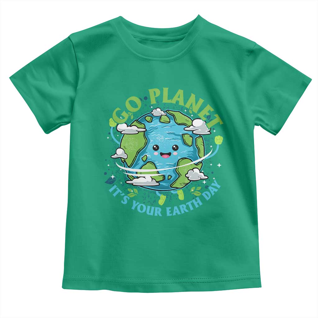 Earth Day Toddler T Shirt Save the Planet 2025