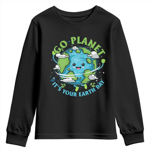 Earth Day Youth Sweatshirt Save the Planet 2025