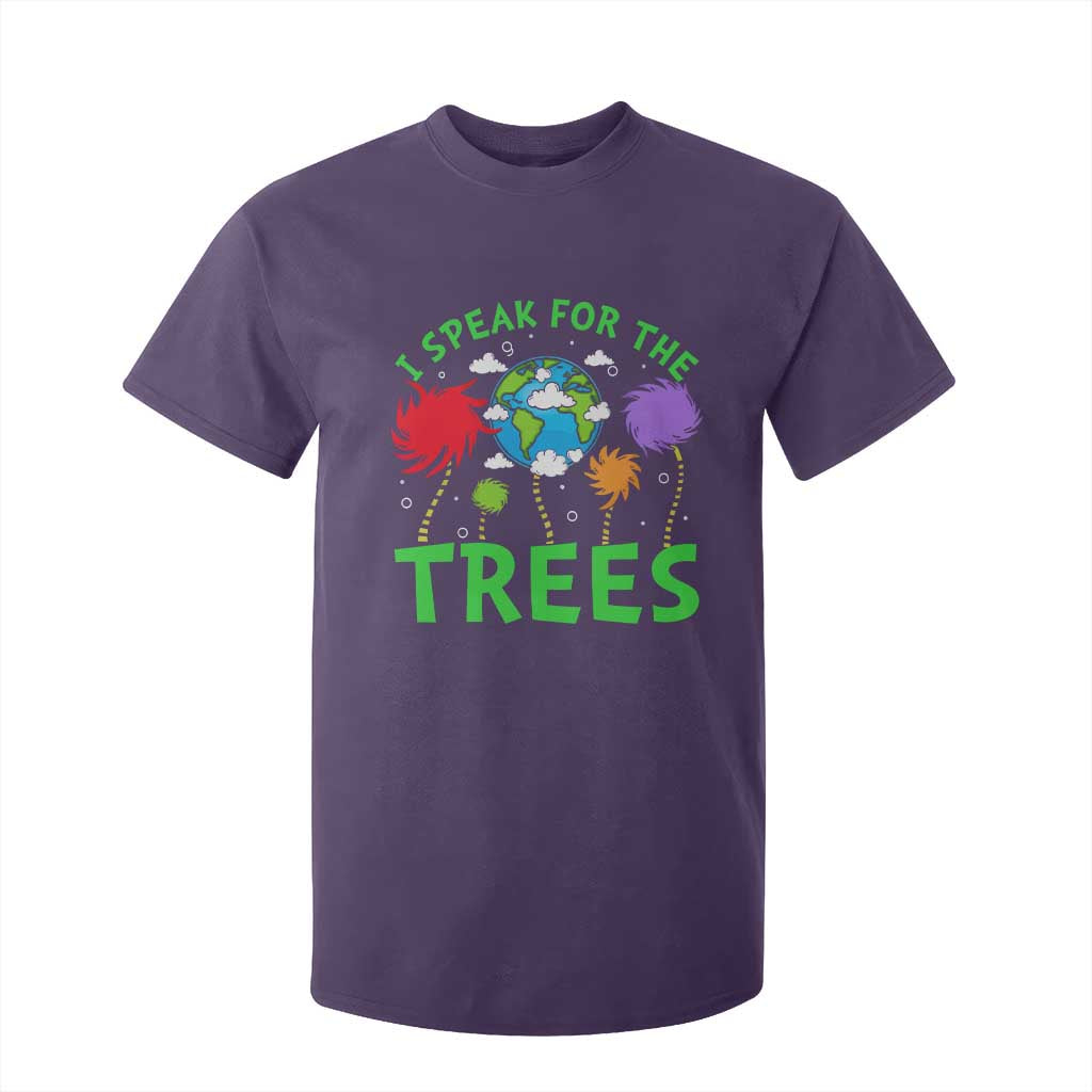 I Speak For Trees Planet Save Earth Day T Shirt For Kid