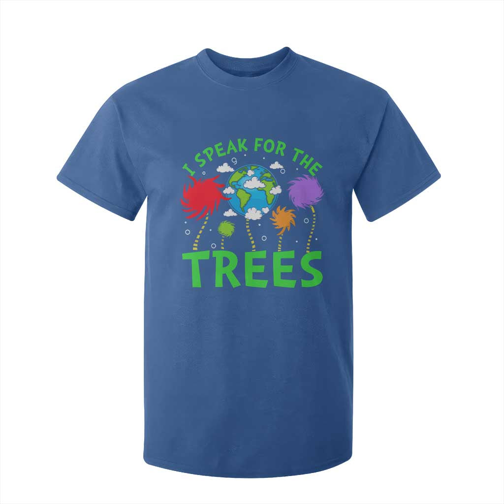 I Speak For Trees Planet Save Earth Day T Shirt For Kid
