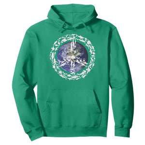 Earth Day Hoodie Save the Planet Peace Sign Positive Vibes