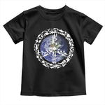 Earth Day Toddler T Shirt Save the Planet Peace Sign Positive Vibes
